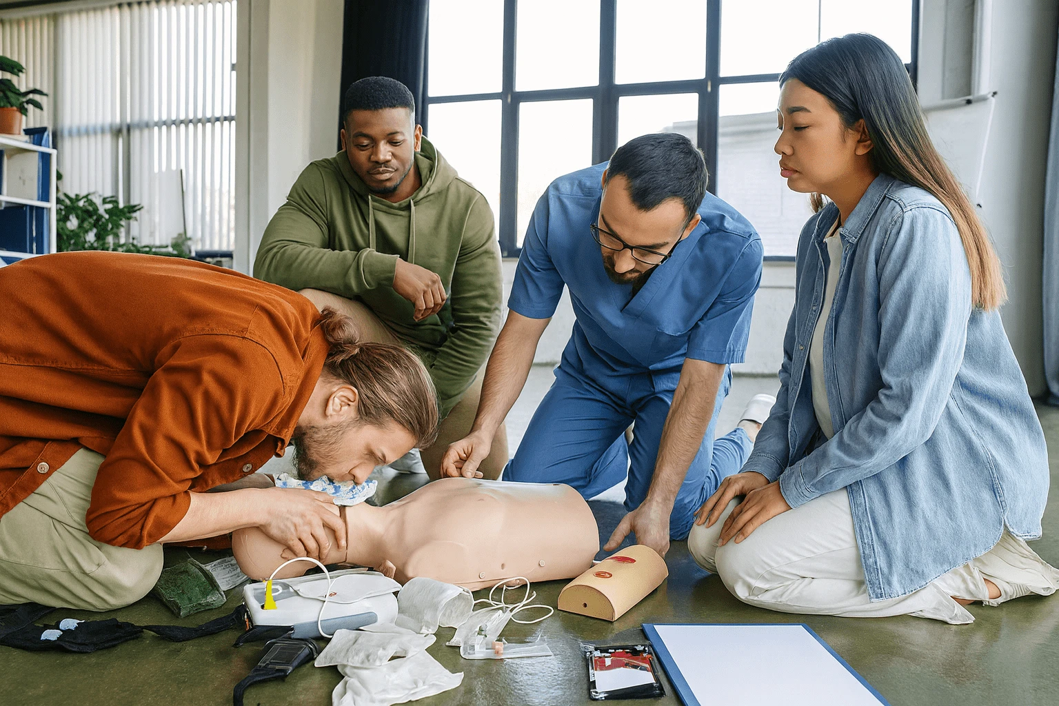 CPR and first aid training